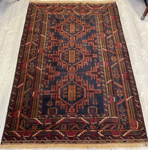 Afghan I Tribal Baluchi 4’6” x 6’8” Area Rug