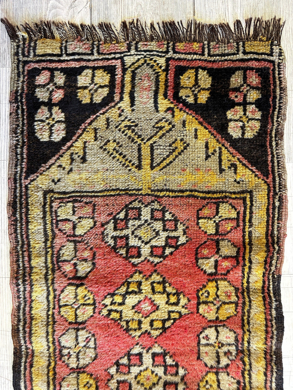 Small Vintage Anatolian Rug 18"×34"