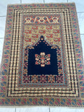 Antique Anatolian-Turkish prayer rug 5 × 8 size range