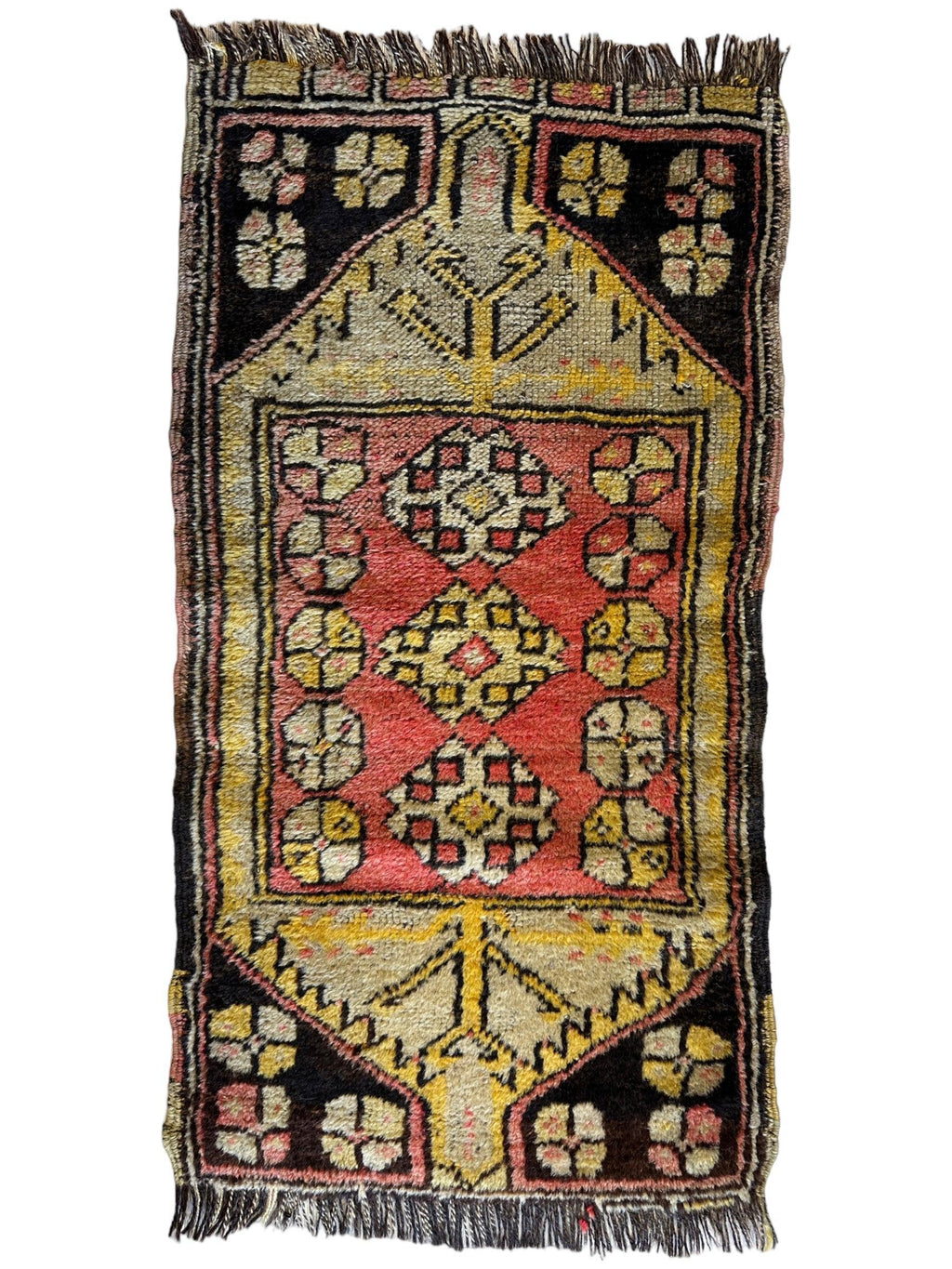 Small Vintage Anatolian Rug 18"×34"