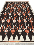 Masterpiece Large Vintage minimalistic Karabakh Kilim 7’5” x 11’