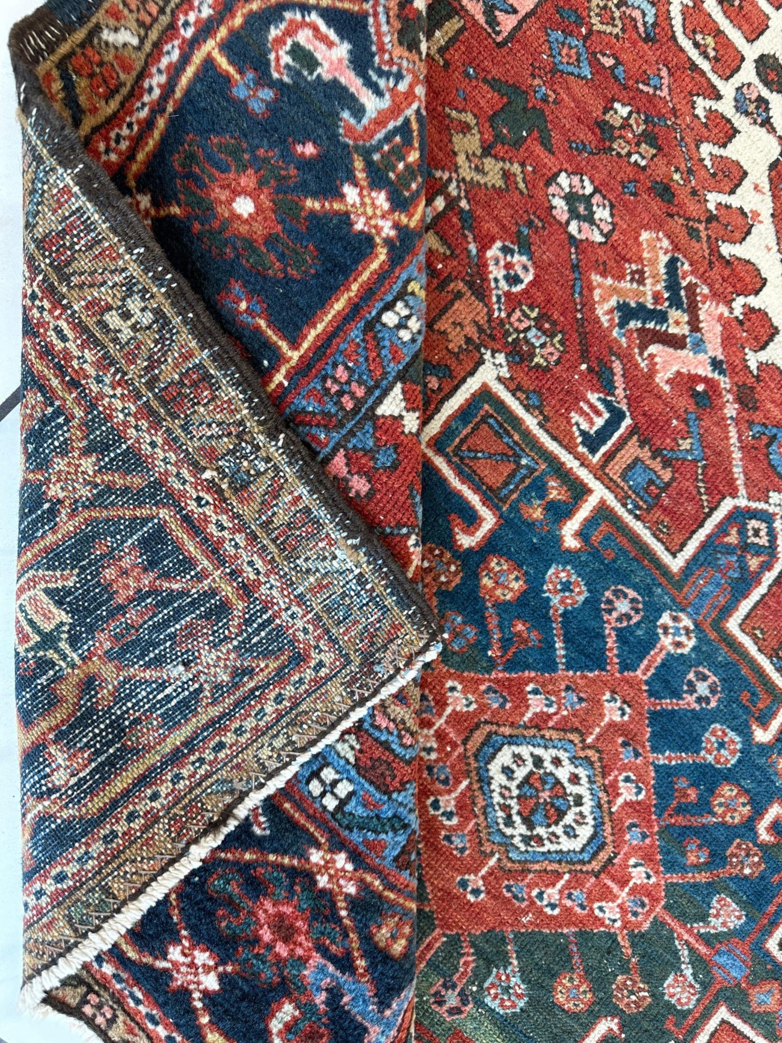 Persian - Heriz(Karadja) 5' × 6'