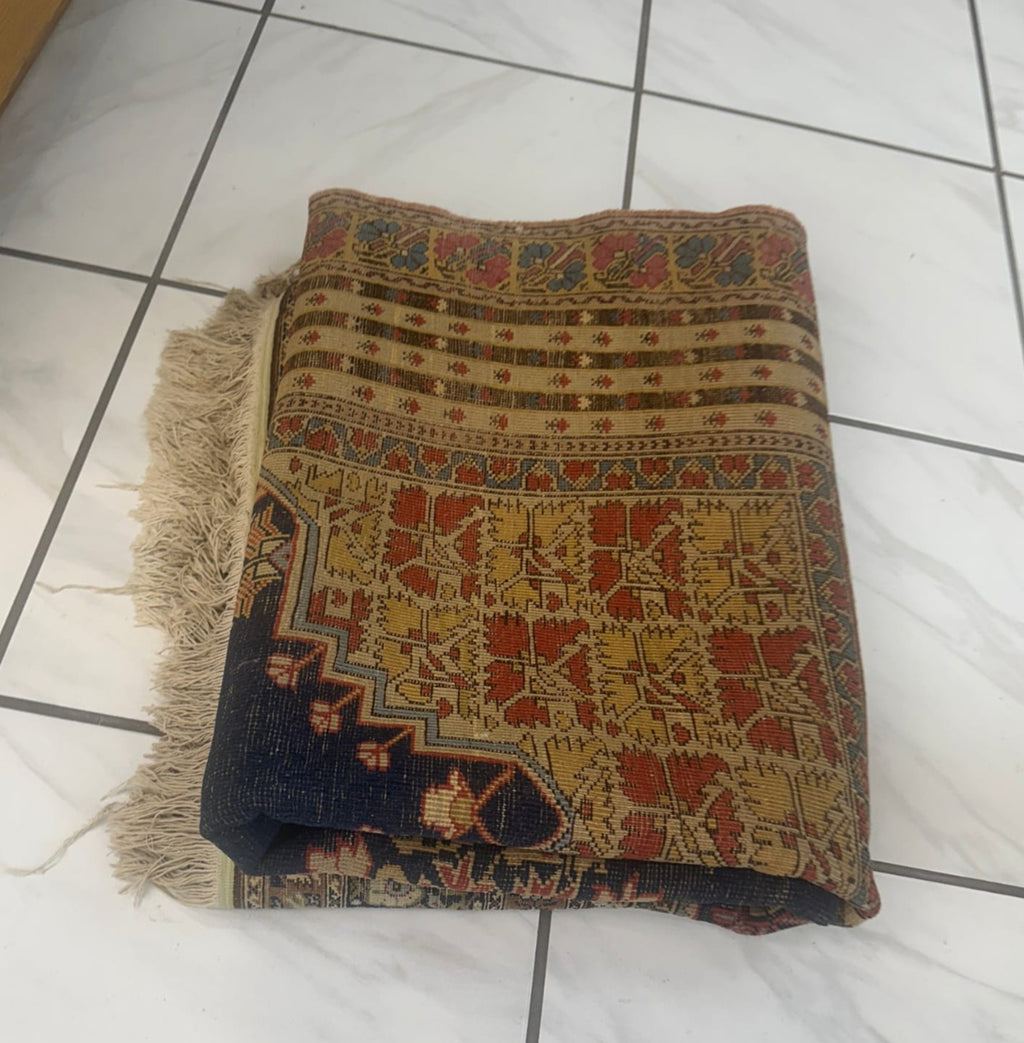Antique Anatolian-Turkish prayer rug 5 × 8 size range