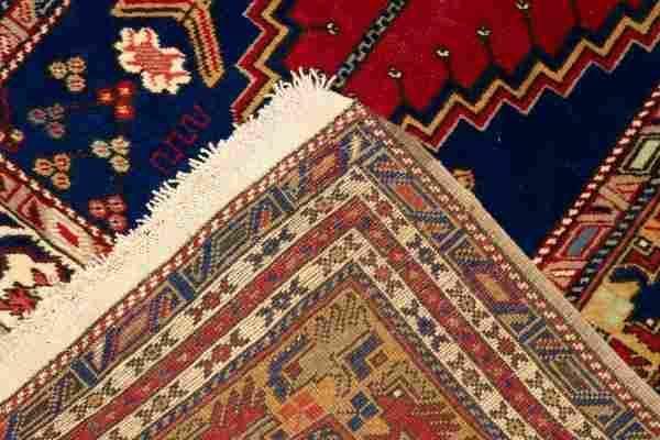 Vintage Wool Anatolian Prayer Rug 4' × 6'